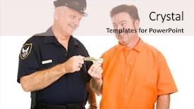  Presentation with bribe - Beautiful slide set featuring cash bribe from a prison backdrop and a lemonade colored foreground