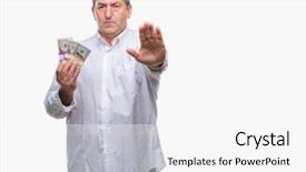  Presentation with lilac flowers bunch over wood - Audience pleasing theme consisting of cash control - handsome senior man holding bunch backdrop and a white colored foreground