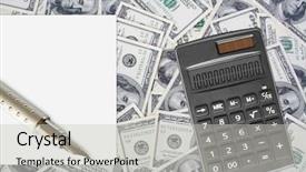  Presentation with financial situation to refugees - Presentation theme enhanced with cash flow analysis - good financial caculate background and a light gray colored foreground