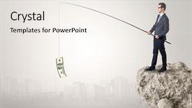  Presentation with cash - PPT layouts having cash from a huge rock background and a  colored foreground