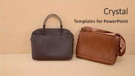  Presentation with peace education two smiley hands - PPT layouts having cash handling - two handbag isolated on wooden background and a coral colored foreground