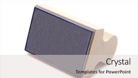  Presentation with flowers on white wooden - Cool new PPT theme with cash handling - wooden rubber stamp isolated backdrop and a light gray colored foreground