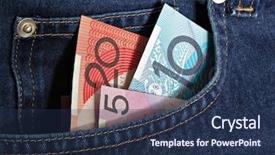  Presentation with australian air force - Cool new slides with australian money in jeans pocket backdrop and a  colored foreground