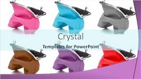  Presentation with cash - Slide deck enhanced with cash-wallet-collection-isolated-over background and a arctic colored foreground