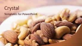  Presentation with mix of cabbages on white - Amazing theme having cashew nuts on plate shallow backdrop and a lemonade colored foreground