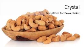  Presentation with olive - Cool new presentation with cashews - cashew nuts in an olive backdrop and a white colored foreground