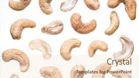  Presentation with indian classical orcastra templets - Amazing PPT layouts having cashews - cashew or indian nut backdrop and a lemonade colored foreground