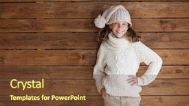  Presentation with 4 years old children and doctor - PPT layouts enhanced with cashmere - cute 9 years old girl background and a tawny brown colored foreground