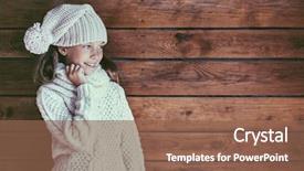  Presentation with evaluation of 5 years old boy - Presentation design with cashmere - cute 9 years old girl background and a violet colored foreground