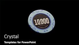  Presentation with chip - Theme with casino-chip-value-10-000 background and a black colored foreground