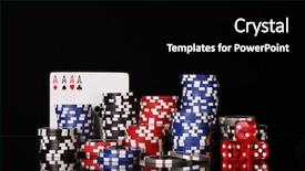  Presentation with casino - Colorful PPT layouts enhanced with  backdrop and a  colored foreground