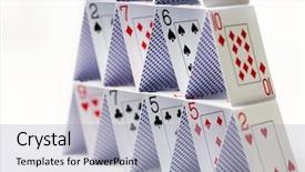  Presentation with hazard - Amazing presentation theme having casino gambling games of chance backdrop and a light gray colored foreground