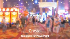  Presentation with las vegas nevada - Amazing presentation theme having casino in las vegas city backdrop and a  colored foreground