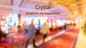  Presentation with las vegas nevada - Amazing theme having casino in las vegas city backdrop and a  colored foreground