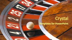  Presentation with roulette wheel - Audience pleasing slides consisting of casino roulette backdrop and a  colored foreground