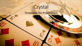  Presentation with roulette wheel - Presentation enhanced with casino roulette background and a lemonade colored foreground