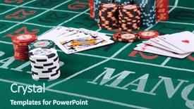  Presentation with poker chips - Cool new presentation with casino royale - place a poker player chips backdrop and a ocean colored foreground