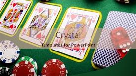  Presentation with casino - Amazing presentation theme having casino backdrop and a lemonade colored foreground