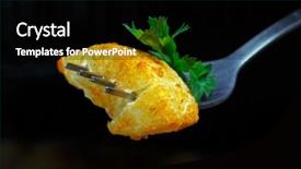  Presentation with cassava - Amazing presentation theme having cassava traditional brazilian food backdrop and a black colored foreground