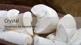  Presentation with cassava - Audience pleasing slide set consisting of cassava backdrop and a light gray colored foreground