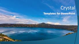  Presentation with rome - Slide set consisting of castel-gandolfo-near-rome-summer background and a teal colored foreground