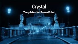  Presentation with rome italy - Colorful presentation theme enhanced with castel sant angelo in italy backdrop and a black colored foreground