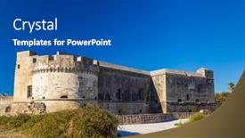  Presentation with castle - Presentation having castello-di-acaya-castle-province background and a  colored foreground