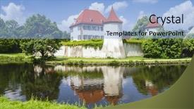  Presentation with bavaria - Slides having castle blutenburg in munich bavaria germany in june 2013 background and a light blue colored foreground