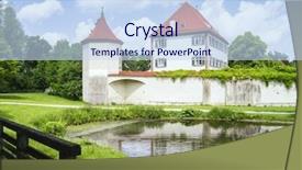  Presentation with bavaria - PPT layouts featuring castle blutenburg in munich bavaria germany in june 2013 background and a sky blue colored foreground