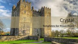  Presentation with ireland - Colorful presentation theme enhanced with castle in co clare ireland backdrop and a coral colored foreground