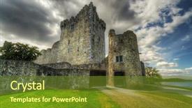  Presentation with killarney - Audience pleasing slide deck consisting of castle near killarney co kerry backdrop and a tawny brown colored foreground