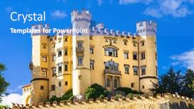  Presentation with bavaria - Amazing presentation having castles of germany hohenswangau in bavaria backdrop and a cobalt blue colored foreground