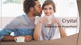  Presentation with college coffee shop - Amazing slides having together at the coffee shop backdrop and a coral colored foreground