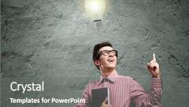  Presentation with light book - Theme having casual with book in hand background and a gray colored foreground