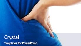  Presentation with back pain - Amazing presentation having having a back pain close backdrop and a ocean colored foreground