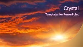  Presentation with beautiful nature - Colorful slide deck enhanced with cataclysm - beautiful nature background colorful sunset backdrop and a wine colored foreground