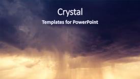  Presentation with nature sunset of colors - Presentation theme featuring cataclysm - beautiful nature background colorful sunset background and a navy blue colored foreground