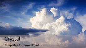  Presentation with storm clouds - PPT layouts consisting of cataclysm - overcast sky before storm dark background and a light gray colored foreground