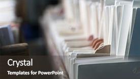  Presentation with library - Audience pleasing slide set consisting of catalog cards in library closeup backdrop and a tawny brown colored foreground