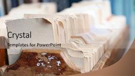  Presentation with e library - Slide deck having catalog cards in library closeup background and a soft green colored foreground