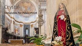  Presentation with metropolitan - Presentation theme with catania-italy-march-3-2020 background and a  colored foreground