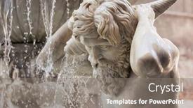  Presentation with water fountain - Slide deck featuring catania-sicily-italy-jul-25 background and a gray colored foreground