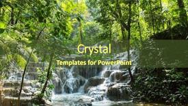  Presentation with women travel mexico us - Colorful slide deck enhanced with cataract - waterfall in jungle mexico backdrop and a tawny brown colored foreground