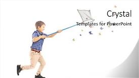  Presentation with butterflies - Colorful presentation design enhanced with mariposas - full length portrait backdrop and a white colored foreground