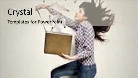  Presentation with new ideas - PPT layouts with catching new ideas background and a soft green colored foreground