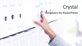  Presentation with pharmacy documents - Beautiful PPT theme featuring categorization - folders for documents backdrop and a white colored foreground