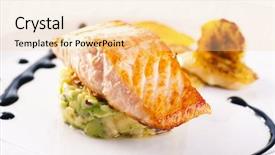  Presentation with avocado and banana smoothie - Cool new PPT layouts with close up view of red rose with water drops backdrop and a crimson colored foreground.