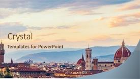  Presentation with ancient - Cool new presentation with cathedral cattedrale di santa maria backdrop and a lemonade colored foreground