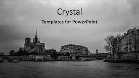  Presentation with paul - Cool new slides with cathedral ile de la cite backdrop and a  colored foreground