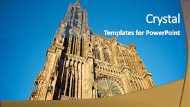  Presentation with wedding france - Cool new presentation design with cathedral in strasbourg alsace france backdrop and a  colored foreground